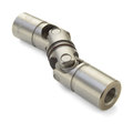 Ruland Double U-Joint, 12 mm x 7/16" Bores, 0.870" (22.1 mm) OD, Steel UD14-12MM-7/16"-F